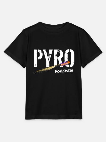 Pyro Forever Rakete - Stanley/Stella Kinder T-Shirt MINI CREATOR  - Schwarz