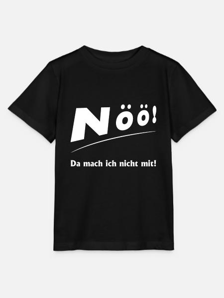 Nöö! Da mach ich nicht mit! - Stanley/Stella Kinder T-Shirt MINI CREATOR  - Schwarz