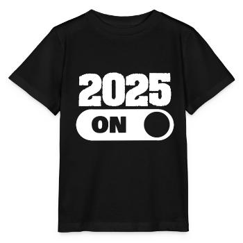 2025 - T-shirt bio MINI CREATOR Stanley/Stella Enfant - noir - Devant - Mikhail (115cm)