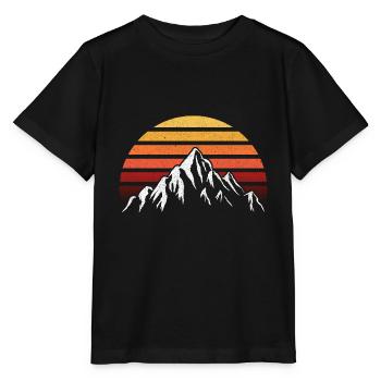 Soleil levant - T-shirt bio MINI CREATOR Stanley/Stella Enfant - noir - Devant - Mikhail (115cm)