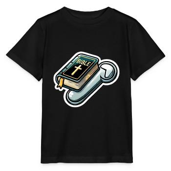 Slide to Activate Pioneer Mode - Stanley/Stella MINI CREATOR Kids’ T-Shirt - black - Front - Mikhail (115cm)