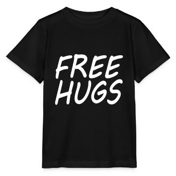Free hugs - T-shirt bio MINI CREATOR Stanley/Stella Enfant - noir - Devant - Mikhail (115cm)