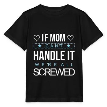 best mom best mom mother supermama - Stanley/Stella MINI CREATOR Kids’ T-Shirt - black - Front - Mikhail (115cm)