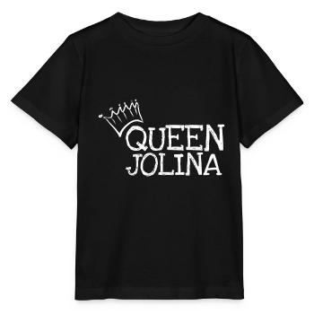 Vorname Jolina - Stanley/Stella Kinder T-Shirt MINI CREATOR  - Schwarz - Vorne - Mikhail (115cm)