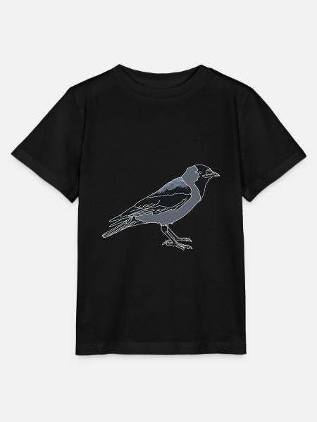 Jackdaw - Stanley/Stella MINI CREATOR Kids’ T-Shirt - black