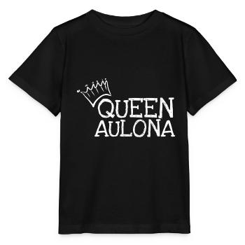 Vorname Aulona - Stanley/Stella Kinder T-Shirt MINI CREATOR  - Schwarz - Vorne - Mikhail (115cm)