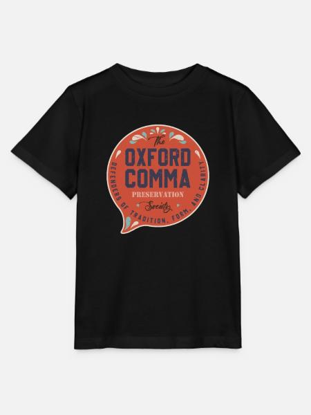 DAS OXFORD-KOMMA - Stanley/Stella Kinder T-Shirt MINI CREATOR - Schwarz