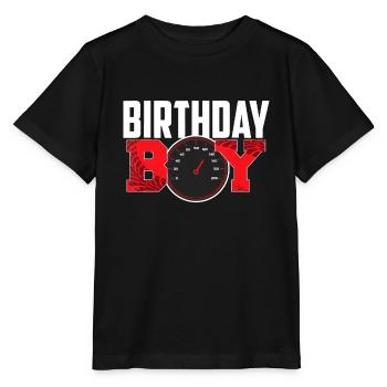Birthday Boy Race Car Racing Car Driver Birthday p - Stanley/Stella MINI CREATOR Kids’ T-Shirt - black - Front - Mikhail (115cm)