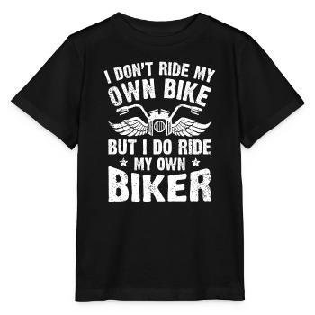 Je ne fais pas mon propre vélo, mais je fais mon propre vélo - T-shirt bio MINI CREATOR Stanley/Stella Enfant - noir - Devant - Mikhail (115cm)