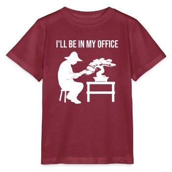 Lustige Bonsai Baum Design für Männer Frauen Japanische Ga - Stanley/Stella Kinder T-Shirt MINI CREATOR  - Burgunderrot - Vorne - Kain (125cm)