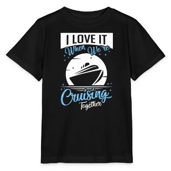 Passendes Paar Kreuzfahrt Kreuzfahrtschiff Geschenk - Stanley/Stella Kinder T-Shirt MINI CREATOR  - Schwarz - Vorne - Mikhail (115cm)