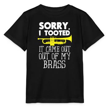 Tut mir leid, dass ich es kam aus meinem Messing lustige  - Stanley/Stella Kinder T-Shirt MINI CREATOR  - Schwarz - Vorne - Mikhail (115cm)