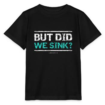 Lustige Kreuzfahrtidee. Aber haben wir Bootsbesitzer Gif versenkt - Stanley/Stella Kinder T-Shirt MINI CREATOR  - Schwarz - Vorne - Mikhail (115cm)