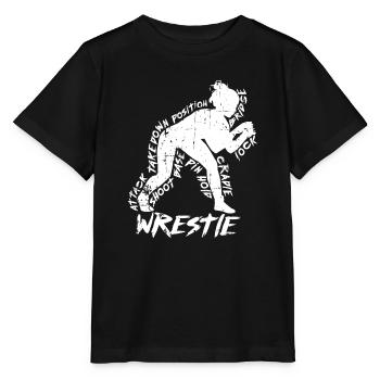 L’éducation est importante, mais la lutte est importante - T-shirt bio MINI CREATOR Stanley/Stella Enfant - noir - Devant - Mikhail (115cm)