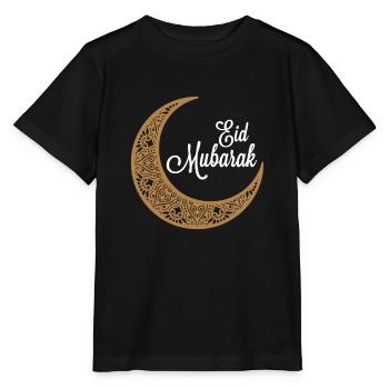 Eid Mubarak-Eid Al Fitr Islamic Holidays - Stanley/Stella MINI CREATOR Kids’ T-Shirt - black - Front - Mikhail (115cm)