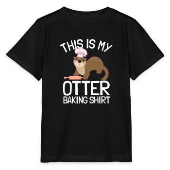 Lustig Bäcker Konditor Konditor Bäcker I Otte - Stanley/Stella Kinder T-Shirt MINI CREATOR  - Schwarz - Vorne - Mikhail (115cm)