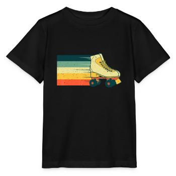 Vintage Roller Skate für Roller Skater Skating Männer - Stanley/Stella Kinder T-Shirt MINI CREATOR  - Schwarz - Vorne - Mikhail (115cm)