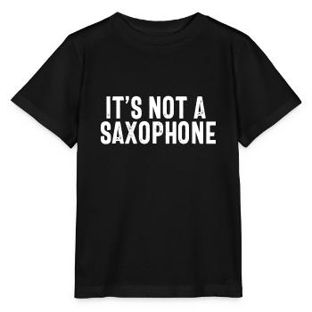 Bassklarinettist Lustiger Witz Musikinstrument - Stanley/Stella Kinder T-Shirt MINI CREATOR  - Schwarz - Vorne - Mikhail (115cm)