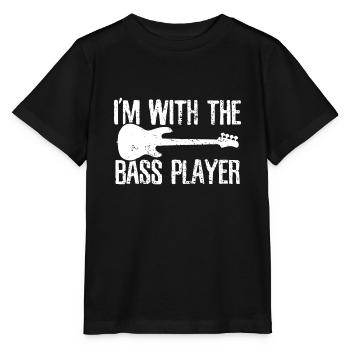 Bassiste Guitare Couple Petite amie Vintage - T-shirt bio MINI CREATOR Stanley/Stella Enfant - noir - Devant - Mikhail (115cm)