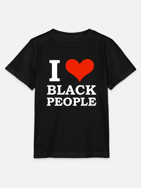 I love black People Black is Beautiful Black Pride - Stanley/Stella MINI CREATOR Kids’ T-Shirt - black