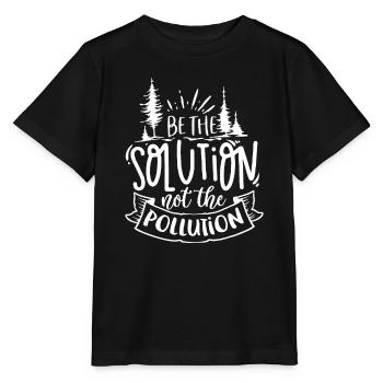 Tag der Erde Teil der Lösung sein, nicht Umweltverschmutzung de - Stanley/Stella Kinder T-Shirt MINI CREATOR  - Schwarz - Vorne - Mikhail (115cm)