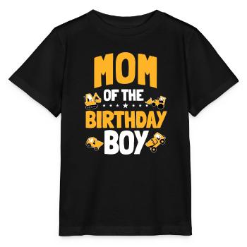 Mutter des Geburtstagskindes Bauarbeiterin Bday P - Stanley/Stella Kinder T-Shirt MINI CREATOR  - Schwarz - Vorne - Mikhail (115cm)