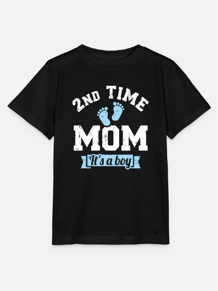 2. Zum zweiten Mal Mutter von 2 Jahren, es ist ein Junge - Stanley/Stella Kinder T-Shirt MINI CREATOR  - Schwarz