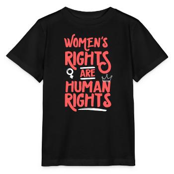 Feministische Frauenrechte sind MenschenrechteFeminismus - Stanley/Stella Kinder T-Shirt MINI CREATOR  - Schwarz - Vorne - Mikhail (115cm)