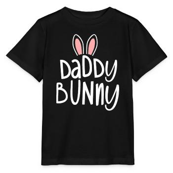 Easter Family Matching Outfits Pastel Easter Daddy - Stanley/Stella MINI CREATOR Kids’ T-Shirt - black - Front - Mikhail (115cm)