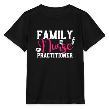 Familienkrankenschwester Praktiker FNP Familienpflege Stude - Stanley/Stella Kinder T-Shirt MINI CREATOR  - Schwarz - Vorne - Mikhail (115cm)