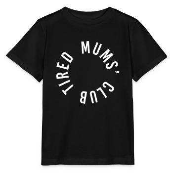 Müde Mütter Club Neues Baby Mama Mutter Eltern Lustig M - Stanley/Stella Kinder T-Shirt MINI CREATOR  - Schwarz - Vorne - Mikhail (115cm)