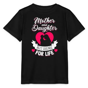 Mother and Daughter Best Friends for Life Mothers - Stanley/Stella MINI CREATOR Kids’ T-Shirt - black - Front - Mikhail (115cm)