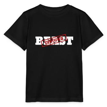 Certifié BEAST Athletic Workout Fitness - T-shirt bio MINI CREATOR Stanley/Stella Enfant - noir - Devant - Mikhail (115cm)