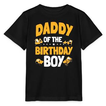 Papa des Geburtstagskindes Bauarbeiters Bday - Stanley/Stella Kinder T-Shirt MINI CREATOR  - Schwarz - Vorne - Mikhail (115cm)