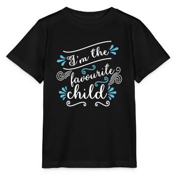 Ich bin das Lieblingskind Lustiger Witz Familie Matching - Stanley/Stella Kinder T-Shirt MINI CREATOR  - Schwarz - Vorne - Mikhail (115cm)