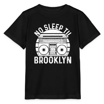 Cool Retro No Sleep Til Brooklyn, Old School Porta - T-shirt bio MINI CREATOR Stanley/Stella Enfant - noir - Devant - Mikhail (115cm)