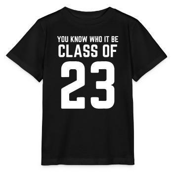 Klasse von 2023 Senioren 23 Senioren Abschlussgeschenk-ID - Stanley/Stella Kinder T-Shirt MINI CREATOR  - Schwarz - Vorne - Mikhail (115cm)