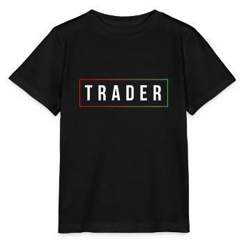 Minimales einfaches Day-Trader-Börsen-Gif - Stanley/Stella Kinder T-Shirt MINI CREATOR  - Schwarz - Vorne - Mikhail (115cm)