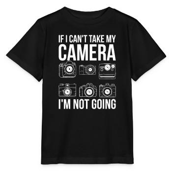 Drôle Take My Camera Photography Design pour Photog - T-shirt bio MINI CREATOR Stanley/Stella Enfant - noir - Devant - Mikhail (115cm)