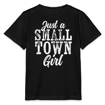 Juste une fille de petite ville rude glamour patiné - T-shirt bio MINI CREATOR Stanley/Stella Enfant - noir - Devant - Mikhail (115cm)