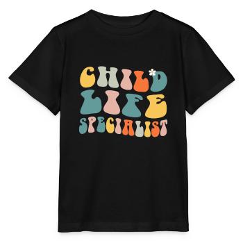 Child Life Specialist Pediatric Health Care Profes - Stanley/Stella MINI CREATOR Kids’ T-Shirt - black - Front - Mikhail (115cm)