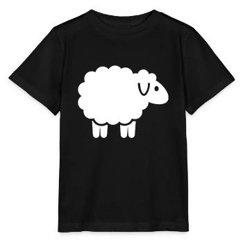 Niedliche Schafe - Stanley/Stella Kinder T-Shirt MINI CREATOR  - Schwarz - Vorne - Mikhail (115cm)