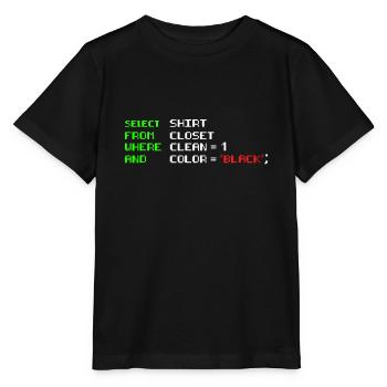 Software-Ingenieure Lustiger Witz Programmierung Codierung - Stanley/Stella Kinder T-Shirt MINI CREATOR  - Schwarz - Vorne - Mikhail (115cm)