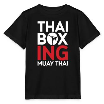Thai Boxen Muay Thai - Stanley/Stella Kinder T-Shirt MINI CREATOR  - Schwarz - Vorne - Mikhail (115cm)