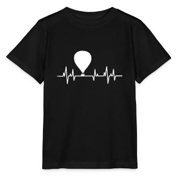 Heißluftballon - Stanley/Stella Kinder T-Shirt MINI CREATOR  - Schwarz - Vorne - Mikhail (115cm)