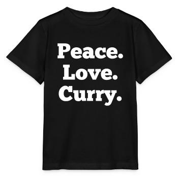 Drôle d’amateur de curry Indian Food Foodie Cadeau - T-shirt bio MINI CREATOR Stanley/Stella Enfant - noir - Devant - Mikhail (115cm)