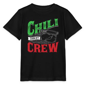 Chili Cook Off Crew Kochwettbewerb gewonnen - Stanley/Stella Kinder T-Shirt MINI CREATOR  - Schwarz - Vorne - Mikhail (115cm)
