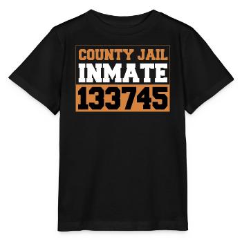 Détenu de la prison du comté - T-shirt bio MINI CREATOR Stanley/Stella Enfant - noir - Devant - Mikhail (115cm)