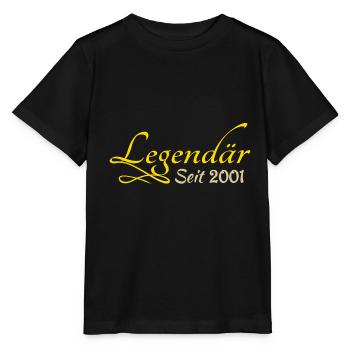 2001 - Stanley/Stella Kinder T-Shirt MINI CREATOR  - Schwarz - Vorne - Mikhail (115cm)