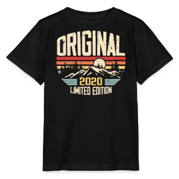 Nostalgic 2020 Birthday Gift 2020 - Stanley/Stella MINI CREATOR Kids’ T-Shirt - black - Front - Mikhail (115cm)